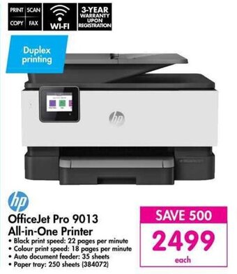 Makro hp OfficeJet Pro 9013 All-in-One Printer offer