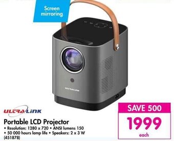 Makro Ultra Link Portable LCD Projector offer