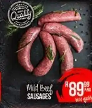 Take 'n Pay Mild Beef Sausages offer