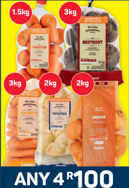 Various Fruits and Vegetables offer at Pick n Pay