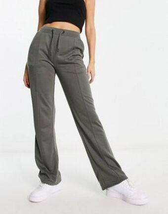 Asos Night addict wide leg joggers in grey offer