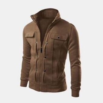 Zando Yektik men's fashion comfortable jacket jacket-brown offer