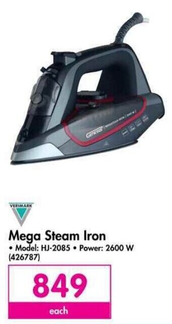 Makro Mega Steam Iron offer