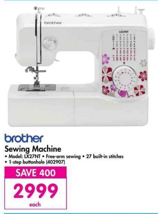 brother Sewing Machine offer at Makro