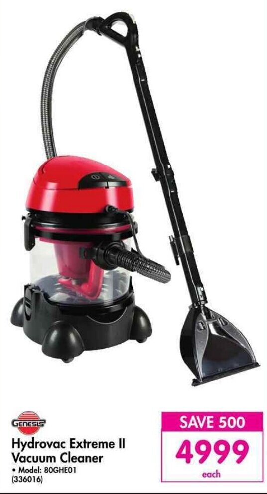 GENESIS Hydrovac Extreme II Vacuum Cleaner offer at Makro