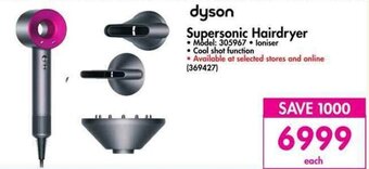 dyson Supersonic Hairdryer