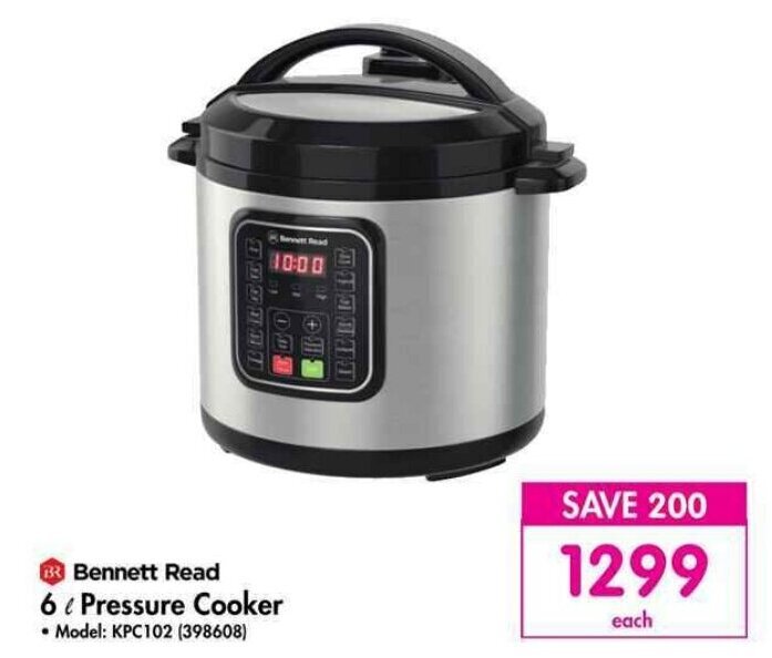 BR Read 6l Pressure Cooker offer at Makro