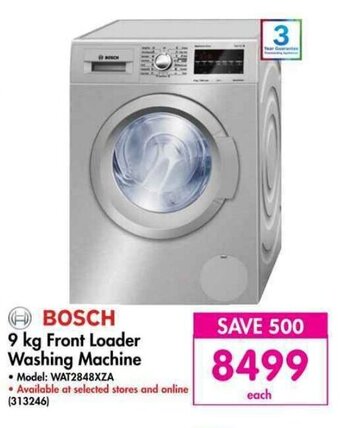 BOSCH 9 kg Front Loader Washing Machine