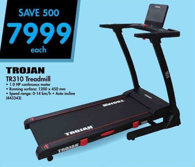 TROJAN TR310 Treadmill offer at Makro