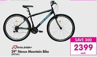 Makro Raleigh 29" Nexus Mountain Bike offer