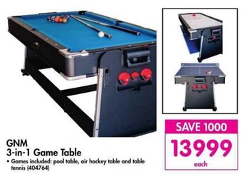 Makro GNM 3-in-1 Game Table offer