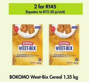 Makro BOKOMO Weet-Bix Cereal 1.35 kg offer