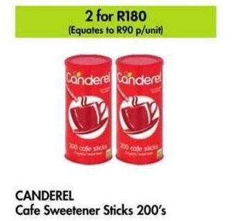 Makro CANDEREL Cafe Sweetener Sticks 200's offer