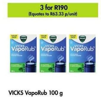 Makro VICKS VapoRub 100 g offer