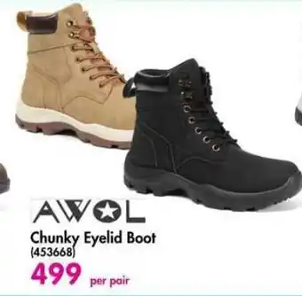 Makro AWOL Chunky Eyelid Boot offer