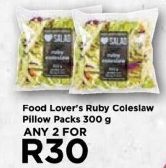 Food Lover's Market Food Lover's Ruby Coleslaw Pillow Packs 300 g offer