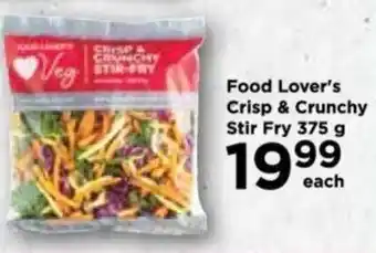 Food Lover's Market Food Lover's Crisp & Crunchy Stir Fry 375 g offer
