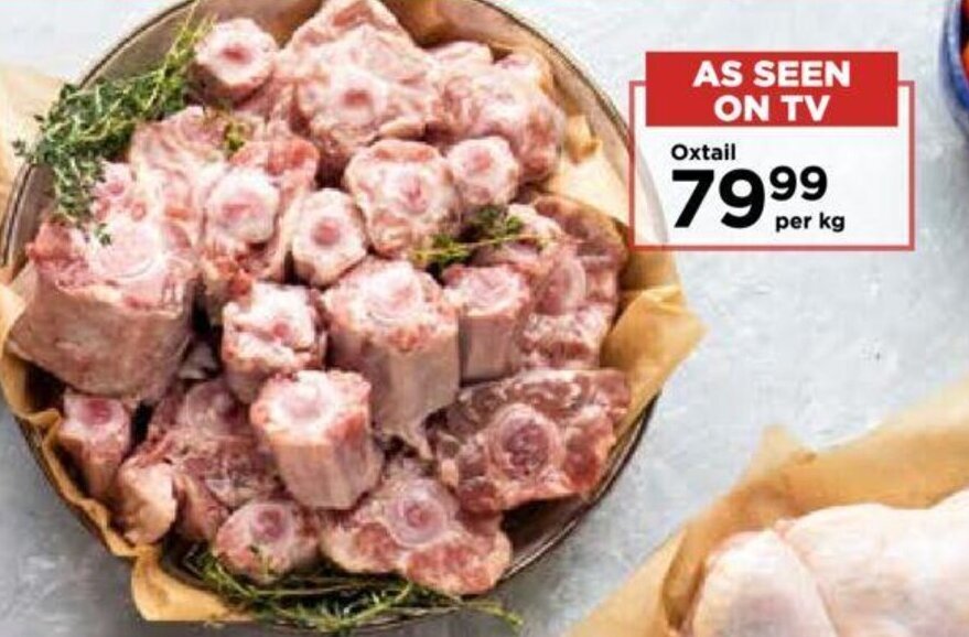 Oxtail offer at Food Lover's Market