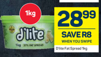 Pick n Pay D'lite Fat Spread 1kg offer