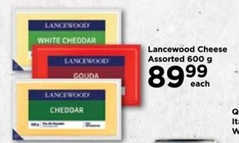 Food Lover's Market Lancewood Cheese Assorted 600 g offer