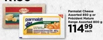Food Lover's Market Parmalat Cheese Assorted 850 g or Président Mature Range Assorted 800 g offer