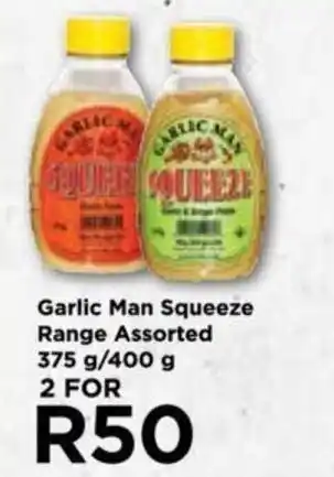 Food Lover's Market Garlic Man Squeeze Range Assorted 375 g/400 g 2 FOR offer
