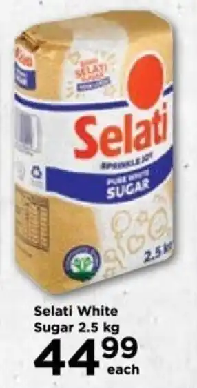 Food Lover's Market Selati White Sugar 2.5 kg each offer