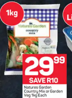 Pick n Pay Natures Garden Country Mix or Garden Veg 1kg offer