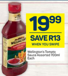 Pick n Pay Wellington's Tomato Sauce 700ml offer