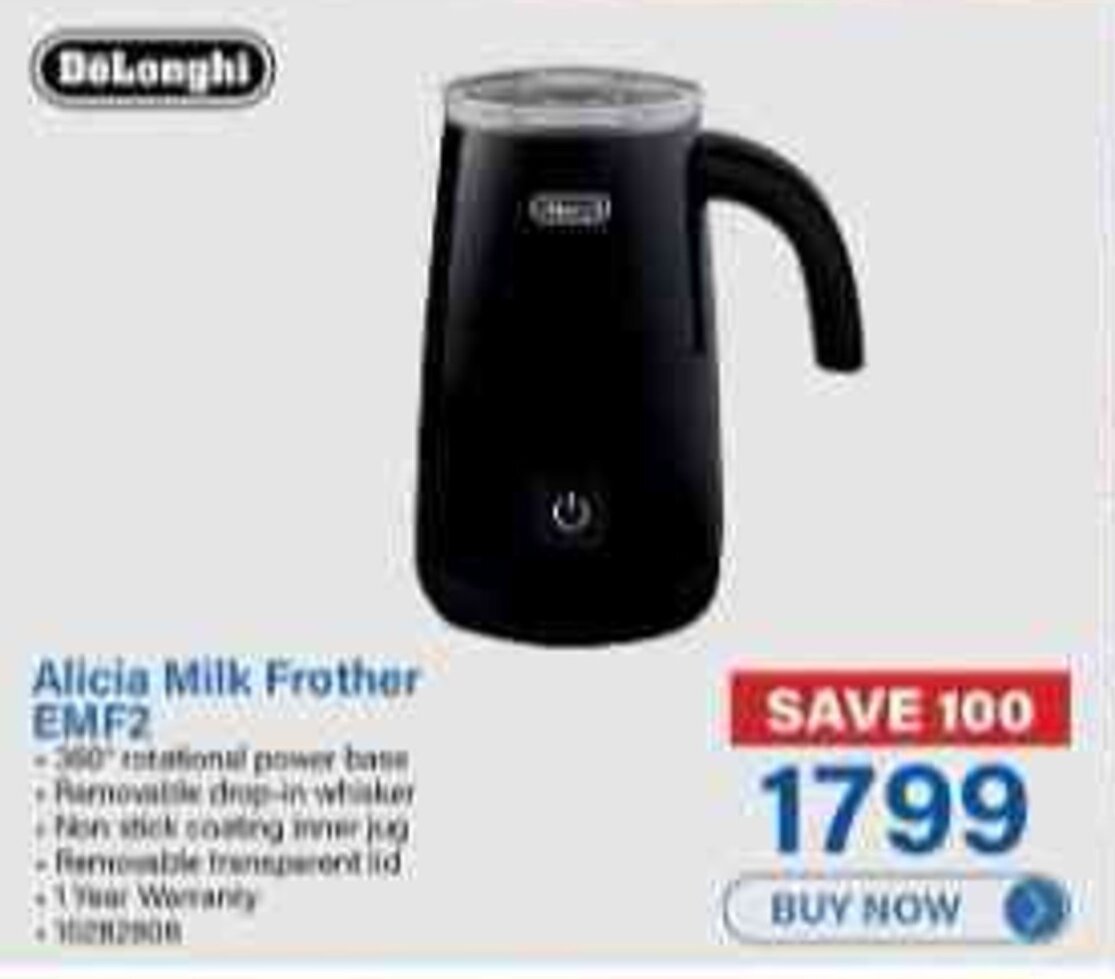 DeLonghi Alicia Milk Frother EMF2 offer at Incredible Connection