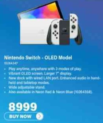 Incredible Connection Nintendo Switch - OLED Model offer