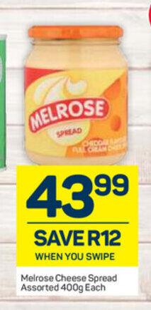 Pick n Pay Melrose Cheese Spread 400g offer