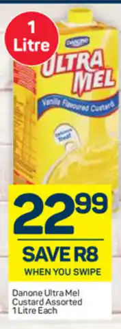 Pick n Pay Danone Ultra Mel Custard 1L offer
