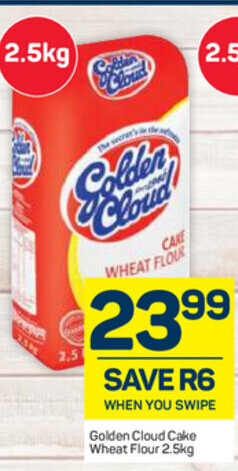 Pick n Pay Golden Cloud Cake Wheat Flour 2.5kg offer