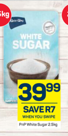 Pick n Pay PnP White Sugar 2.5kg offer
