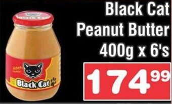 Advance Cash n Carry Black Cat Peanut Butter 400g x 6's offer
