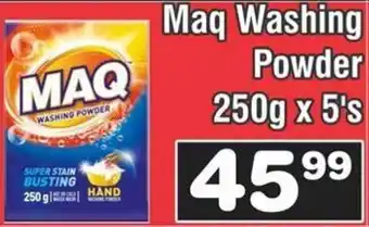 Advance Cash n Carry Maq Washing Powder 250gx5's offer