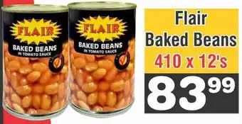 Advance Cash n Carry Flair Baked Beans 410 x 12's offer