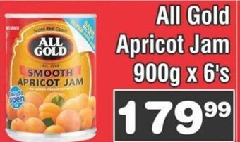 Advance Cash n Carry All Gold Apricot Jam 900g x 6's offer