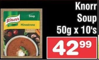 Advance Cash n Carry Knorr Soup 50gx10's offer