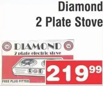 Advance Cash n Carry Diamond 2 Plate Stove offer