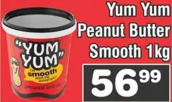 Advance Cash n Carry Yum Yum Peanut Butter Smooth 1kg offer