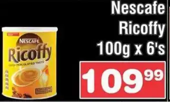 Advance Cash n Carry Nescafe Ricoffy 100gx6's offer