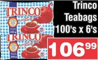 Advance Cash n Carry Trinco Teabags 100'sx6's offer