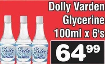 Advance Cash n Carry Dolly Varden Glycerine 100ml x 6's offer