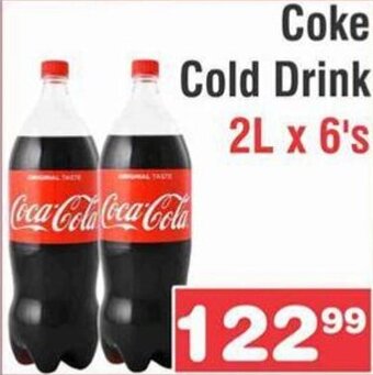 Advance Cash n Carry Coke Cold Drink 2L x 6's offer