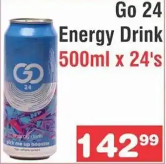 Advance Cash n Carry Go 24 Energy Drink 500ml x 24's offer