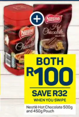 Pick n Pay Nestlé Hot Chocolate 500g and 450g Pouch offer