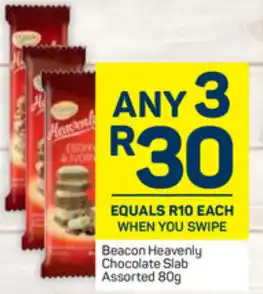 Pick n Pay Beacon Heavenly Chocolate Slab 80g offer