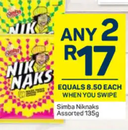 Pick n Pay Simba Niknaks 135g offer
